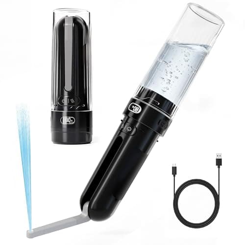 WeWi HLTH Upgraded Electric Peri Bottle – Portable Bidet for Women Postpartum Care & Travel | Rechargeable Feminine Washer with 3 Modes - Intimate Hygiene Care (Black) - Image 1