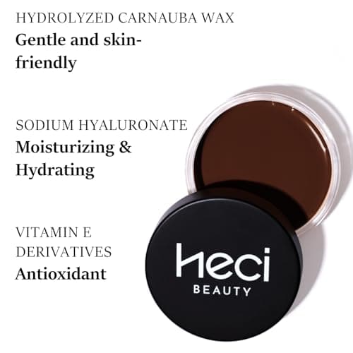 HECI BEAUTY Cream Bronzer with Brush, Creamy & Highly Pigmented Formula, Blendable Cream Contour Makeup with a Natural, Matte Finish - Buildable Formula for Shimmer-Free, Deep, 0.7 Oz - Thumbnail 3