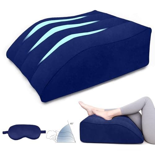 Inflatable Leg Pillow for After Surgery – Leg Elevating Pillow for Back Support,Swelling & Circulation,Portable Wedge Pillow for Leg Support,Travel,Recovery,Knee Surgery,Back Pain & Everyday Comfort - Image 1