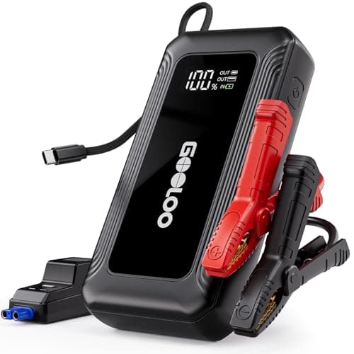 GOOLOO G7 3000A Jump Starter with Built-in Cable,Portable Power Bank for 45W Fast Charging,12V SuperSafe Lithium Jump Box, Battery Booster Pack Up to 8.5L Gas or 6.0L Diesel Engine