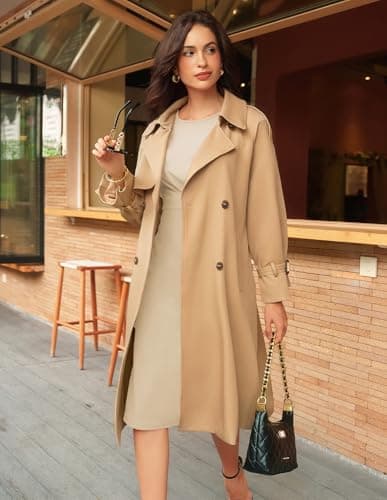 GRACE KARIN Women's Work Office Dress 2025,Business Pencil Bodycon Midi Dress,Church Vintage Sheath Ruched Dresses Apricot XL - Thumbnail 3