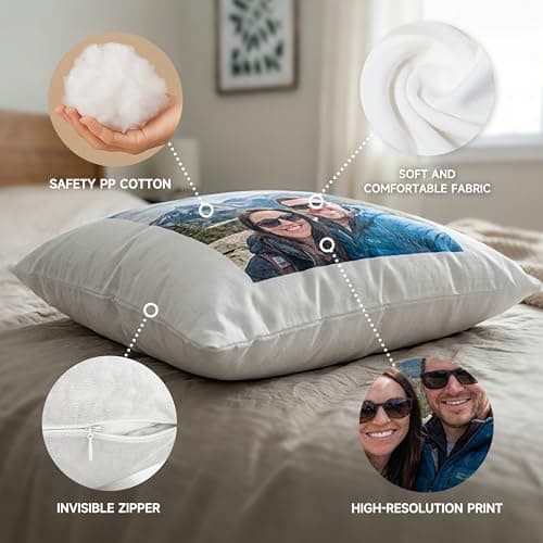 Personalized Face Plush Doll, Custom Photo Pillow for People or Pets, Funny Gag Gift & Unique Anime Perimeter Decor, Customized Humanoid Stuffed Figure, Ideal for Long Distance, Birthday, Graduation. - Thumbnail 4