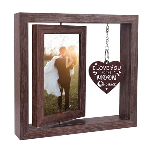 Boiveco Wedding Gifts for Couples 2026 Love Picture Frame 4x6 Romantic Mr and Mrs Anniversary Wedding Engagement Gifts for Him Her Boyfriend Girlfriend Wife Husband, Newlywed Fiance Gift for Women Men - Image 1