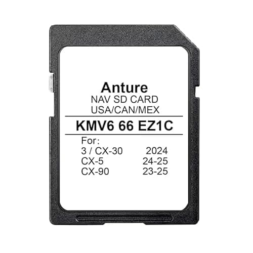 Anture 2025 Update Navigation SD Card for CX-5 (2024-2025), CX-30/3 Hatch (2024), CX-90 (23-25) - 32GB Offline GPS Map for Road Trips - No Signal Required, Works with HUD