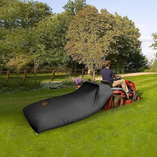 Keeswin 2025 Upgraded Large Lawn Tractor Leaf Bag, 78.7"x 51.1" Capacity Leaf Collector, Grass Catcher Bag for Fast Leaf Collection, Heavy Duty Leaf Grass Collection Bagger, Fits for Most Riding Lawn - Thumbnail 6