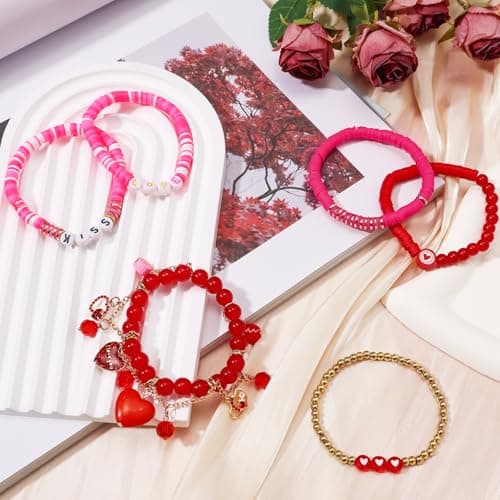 JAPDNK Valentines Day Gifts 2026 for Women, Bracelets for Women, Galentines Day Gifts for Lover Her - Thumbnail 5
