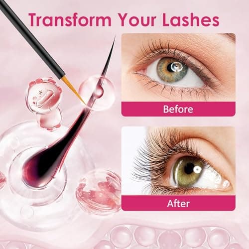 WONERBE Eyelash Growth Serum - Natural & Nourishing Formula for Longer, Thicker Lashes with Peptides & Biotin | Safe for Sensitive Eyes | 8ml - Thumbnail 6