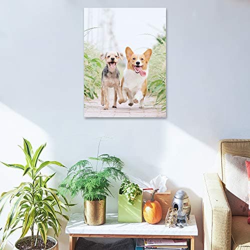 Personalized Photo to Canvas Print - Canvas Prints With Your Photos on Custom Wall Art for Bedroom, Living Room, Wedding Baby Pet Family Picture Framed Wall Art (6" W x 8" H) - Thumbnail 2