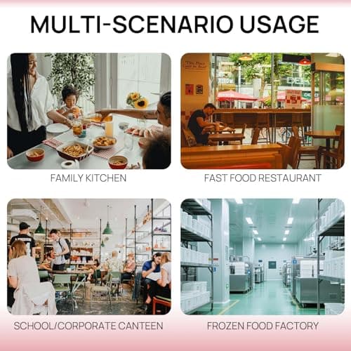 ARINOO Commercial French Fry Cutter and Vegetable Dicer with 3 Stainless Steel Blades – 3/8", 1/2", 1/4" – Heavy Duty Stainless Steel Potato Slicer for Home and Restaurant Use - Thumbnail 5