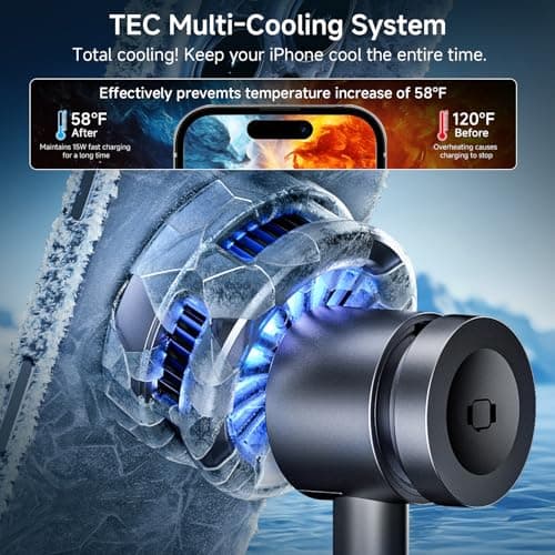 3-in-1 Magnetic Wireless Charging Stand, rotatable Wireless Charger with Heat Dissipation Function, Qi2 Certified 15W Charger, Compatible with iPhone 17-12 Series, Apple Watch and AirPods. - Thumbnail 3