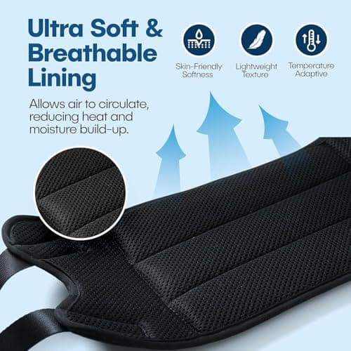 2 Pack Airplane Foot Hammock, No-Collapse Foot Hammock for Plane Travel, Thickened Bamboo Airplane Foot Rest, Adjustable Footrest for Office, Long Flight - Thumbnail 5