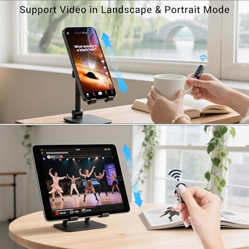 Scrolling Ring Remote for TikTok YouTube IG Shorts Video Landscape Portrait, Fingertip Wireless Scroller Page Turner Clicker for Kindle APP Compatible with iPhone iPad Android Phone Tablet - Thumbnail 5