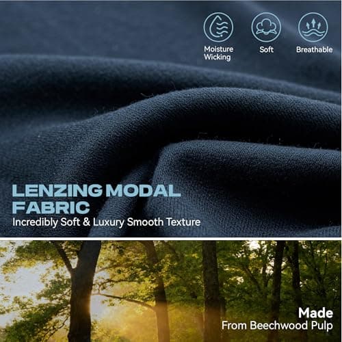 Nullktie Men's Boxer Briefs 5" Inseam, Ultra Soft Modal Underwear Moisture Wicking Trunks for Men Multipack - Thumbnail 2