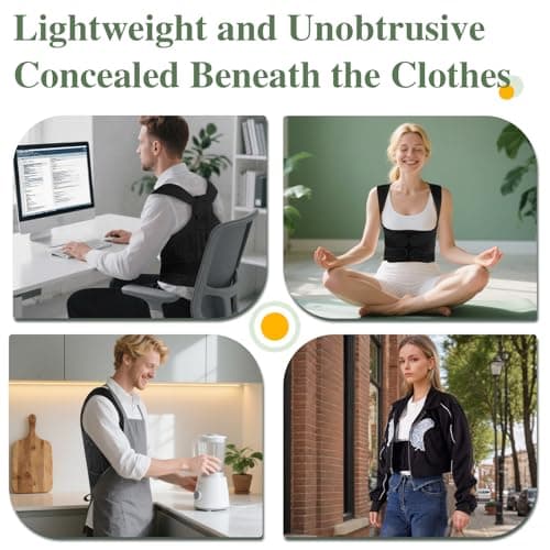 Xihan Back Brace - Posture Corrector for Women, Adjustable Shoulder Straightener with Lumbar Support, Relieve Upper/Lower Back, Neck & Shoulder Pain,-Small - Thumbnail 6