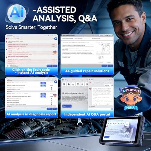 MUCAR 892BT Scanner and Tempered Glass Screen Protector,AI-Assisted Bidirectional Scan Tool, Full System OBD2 Scanner, Bi-Directional OBD2 Scanner Diagnostic Tool,ECU Coding, 35 Services, FCA Autoauth - Thumbnail 2