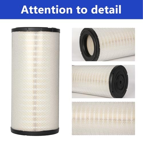 AUIVERED AF25247 Engine Air Filter - Compatible with Freightliners, Western Star 4900, Peterbilt & KW trucks - Replaces P534816, LAF4816, RS3539, CA8180, DNP534816, 1842427, Wix 46843 - Thumbnail 2