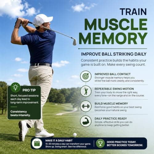 HighlyJoy Golf Swing Training Aid for Left & Right Handed - Thumbnail 5