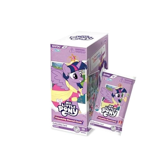 Kayou My Little Pony Friendship Eternal Cards, Fun Moment Edition, English Series 1, Display Box with 12 Packs, 127 Cards, 7 Rarity Levels - Image 1