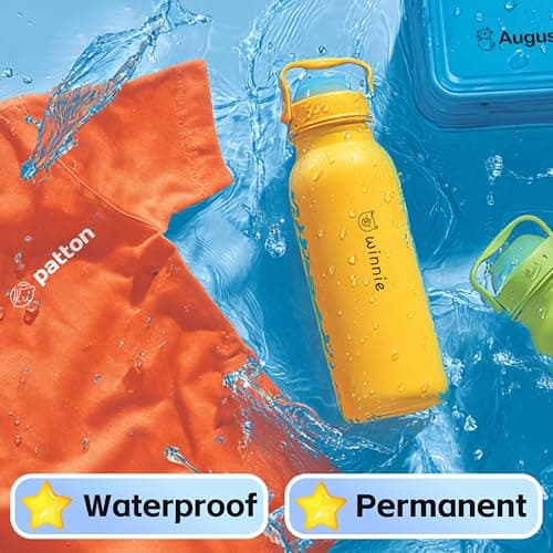 Waterproof Custom Name Stamp for Kids Clothing – Personalized Permanent Stamps for Child’s Clothes, Baby Name Label for School, Daycare & Camping – Safe, Durable & Easy to Use. - Thumbnail 6