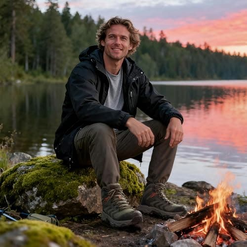 NORTIV 8 Men's Waterproof PRO Hiking Boots Outdoor Lightweight Non-Slip Arch Support Trekking Camping Ankle Boots Armadillo 3.0,Size 14,Army Green,NMUMHB2508 - Thumbnail 2