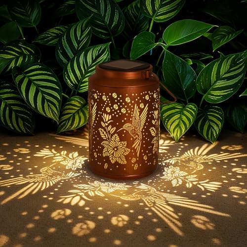Gifts for Mom Hummingbird Solar Lights Outdoor Garden Decor for Outside, Mothers Day Gifts, Solar Lantern Outdoor Waterproof for Outdoor Decor, Pathway, Yard, Patio - Image 1