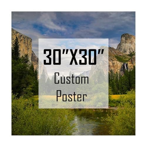ZXDZSM Personalized Custom Canvas Poster(Unframe,30"X30"): Upload Your Image/Photo - Custom Personalized Photo to Poster Printing, Wall Art Prints ﻿ - Image 1