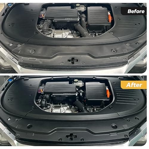 Gihen Plastic Restorer, Trim Restorer for Plastic, Rubber and Vinyl, Auto Detailing Kit, 10.28 oz, with Foam Applicator - Thumbnail 4