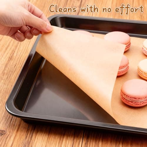 400-Pack Unbleached Parchment Paper Sheets for Baking, 12x16 Inch Precut Non-Stick Baking Paper, No Curl, No Tear Sheets for Oven, Air Fryer & Cookie Baking - Thumbnail 5