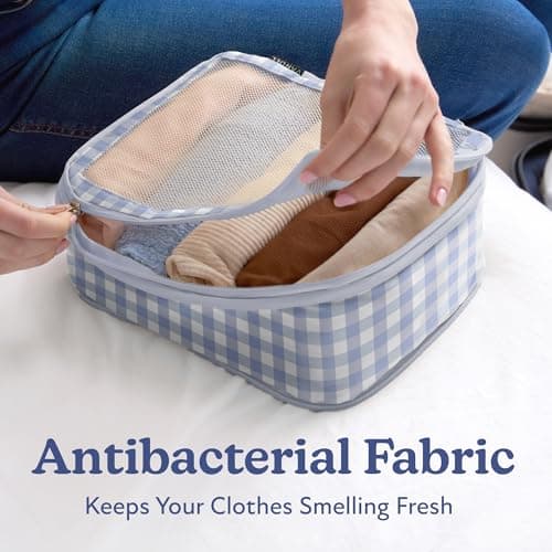 Vandel Space-Saving Compression Packing Cubes for Women, Men, 6-Pack Compressible Carry On Suit Case Organizer Luggage Packing Cubes for Travel Compression Organizer Bags for Luggage, Suitcase Cube - Thumbnail 6