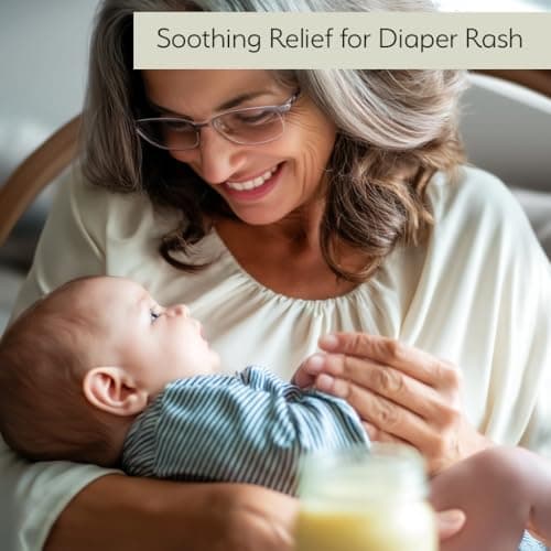 Travel Size Toiletries, Unscented, Natural Lotion, Body Moisturizer, Face Cream, No Petroleum Organic Castor & Jojoba Oil Aftershave Balm Beard Oil Diaper Rash Cream Tattoo Aftercare | Glass 1 oz - Thumbnail 5