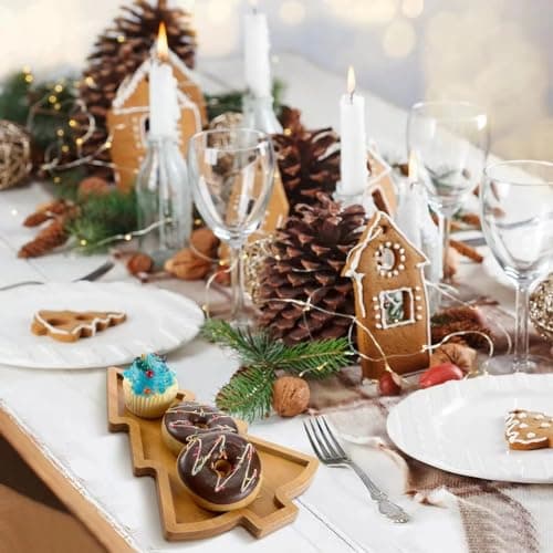 AYWVRBST Cheese Board, Fruit Candy Plate, Fruit Plate, Cutting Board (Tree) - Thumbnail 5