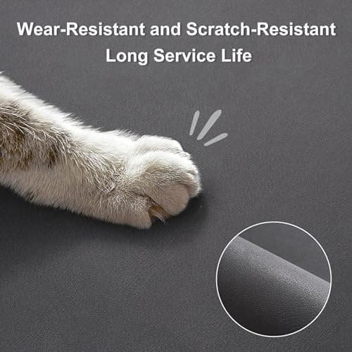 Pet Feeding Mat Absorbent Dog Cat Mat for Food and Water 24"x16" Easy Clean Dog Food Mats Quick Dry Water Dispenser Puppy Supplies Accessories Floor Protection - Thumbnail 5