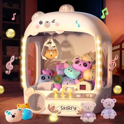 Skirfy Claws Machines for Kids Bear,Vending Machines Toys with Sound，Lights and Furbys for Girls,Arcades Games Toys for Ages 8-13,Birthday Party for 6 7 8 9 Year Old Boys Girls - Image 1