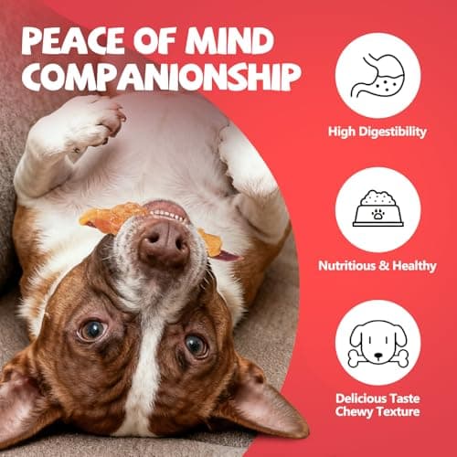 Dog Treats Chicken Wrapped Double Sweet Potato Containing 1% Taurine High-protein Dog jerky Meat Dry Dental Care Snack Suitable For Small, Medium Large Dogs For Eating Training Rewards. 14.11 Oz - Thumbnail 5