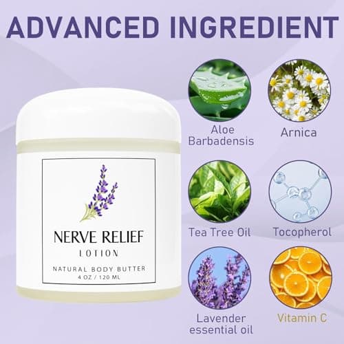 Neuropathy Cream, Magnesium Cream Lotion for Sleep Feet with Arnica, Soothing Relief Relaxation with Natural Magnesium Ingredients Oasis for Sleep Night Bear in Mind for Mama Women Men,1 Pack - Thumbnail 3