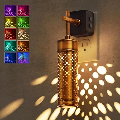 L LOHAS LED Night Light, Color Changing Night Lights Plug into Wall