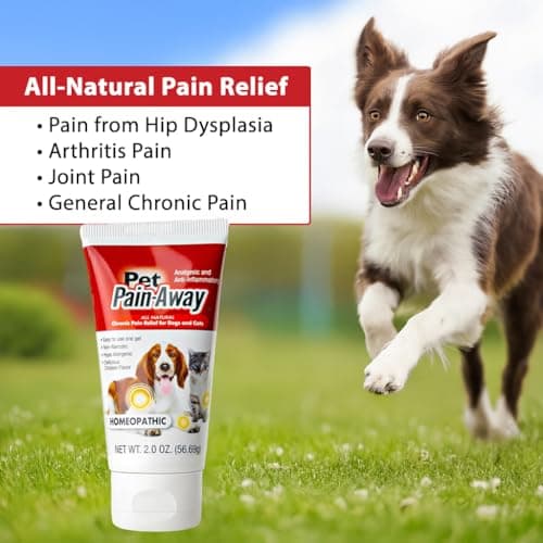 Pet Pain Away All Natural Dog Arthritis Pain Relief, Cat Pain Relief, Dog Pain Relief Anti Inflammatory, Dog Joint Pain Relief, Homeopathic Pain Reliever for Large and Small Dogs and Cats (2 oz) - Thumbnail 3