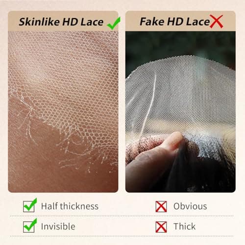 Body Wave 13x4 Full Frontal Lace Wig Skinlike HD Lace 0.10mm Ultra-thin Invisible 1B/30 Highlight Ombre Brown Colored Pre-plucked Tiny Knots Balayage Lace Front Wig 200% Density 20 Inch for Women - Thumbnail 3