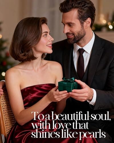 GONA GIFT 12MM White Pearl Hoop Earrings, Created with Swarovski® Pearls, 14K Gold Plated & Sterling Silver, Elegant Gift Box for Valentine’s Day, Bridesmaid, Wedding Something New - Thumbnail 5