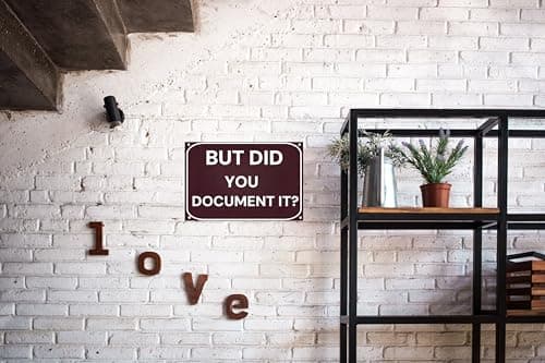 Carastora Desk Sign with Humor Quote – Vintage Metal Wall Sign for Office Decor, Home Workspace or Bar, Ideal Funny Gift for Engineers, Colleagues, Men, 8"x12" - Thumbnail 3