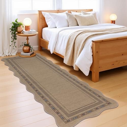U'Artlines Hallway Runner Rug, 2'x6' Non Slip Washable Jute Kitchen Rug, Farmhouse Floor Carpet Runners for Kitchen, Entryway, Bathroom, Laundry Room, Indoor Home Decor (Colorful) - Thumbnail 6