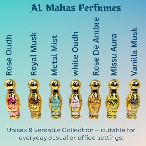 AL MAHAS Oud Wood – 15 ML Roll-On Perfume Oil for Men Perfumes | Smoky & Woody Fragrance with Oud, Sandalwood, Vetiver & Amber | Alcohol-Free by ALMAHAS - Thumbnail 3