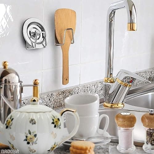 2 Pcs Stainless Steel Sponge Holder for Kitchen Sink - Scrub Holder for Kitchen Sink Sponge Holder Dish Scrubber Holder Kitchen Sponge Holder for Sink - Adhesive Sponge Holder for Kitchen Sink - Thumbnail 6