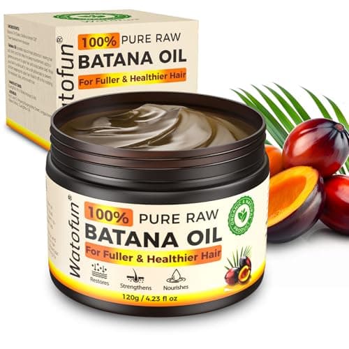Batana Oil for Hair Growth, 100% Pure Organic Raw Batana Oil Paste from Honduras, Dr. Sebi Cold Pressed for Hair Thickness&Loss Prevention, Scalp Treatment to Repair Split Ends&Strengthen Hair, 4.23oz - Image 1