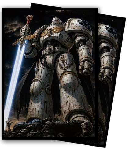 MTG Card Sleeves, Ultra Clear Front & Matte Finish Back, 100 Count Standard Size Matte Art Sleeve for Magic The Gathering (Doomsday Mecha)