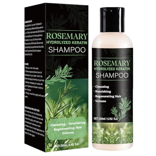 Rosemary Shampoo for Hair Growth, Natural Thickening & Strengthening Shampoo with Hydrolyzed Keratin, for Thinning Hair & Hair Loss for Women and Men 6.76 Fl Oz (Pack of 1)) - Image 1