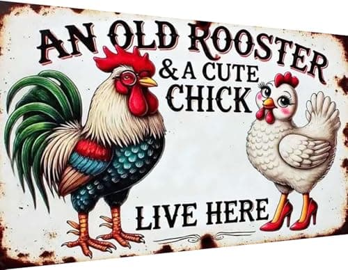 igoodom Large Diamond Painting, Chicken Large Diamond Art Kits for Adults, Full Drill Round Big Vintage Diamond Painting, DIY Gem Art and Crafts for Home Wall Decor Gift 27.5 X 15.7inch - Image 1