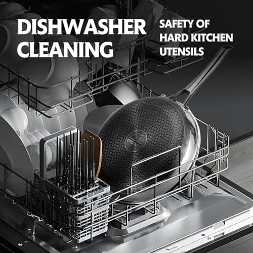 LigtSpce Non Stick Frying Pans, 12 inch Hybrid Frying Pans Nonstick,non stick Stainless Steel Skillets, Dishwasher/Oven Safe Cookware, Induction Compatible, PFOA Free Cookware - Thumbnail 5