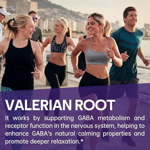 TrySafe 600mg GABA Sleep Aid* for Adults with 200mg Valerian Root, 100mg L-theanine, 60mg 5-HTP | Helps The Body Ease Into Sleep* & Maintain Deep Restful Sleep*, 60 Capsules, 30 Day Supply - Thumbnail 6