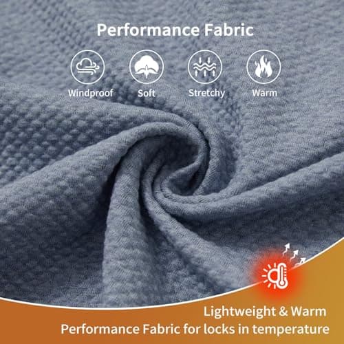 M MAELREG Winter Jackets for Men Lightweight Thermal Insulated Fall Light Jacket Casual Windproof Pockets - Thumbnail 5